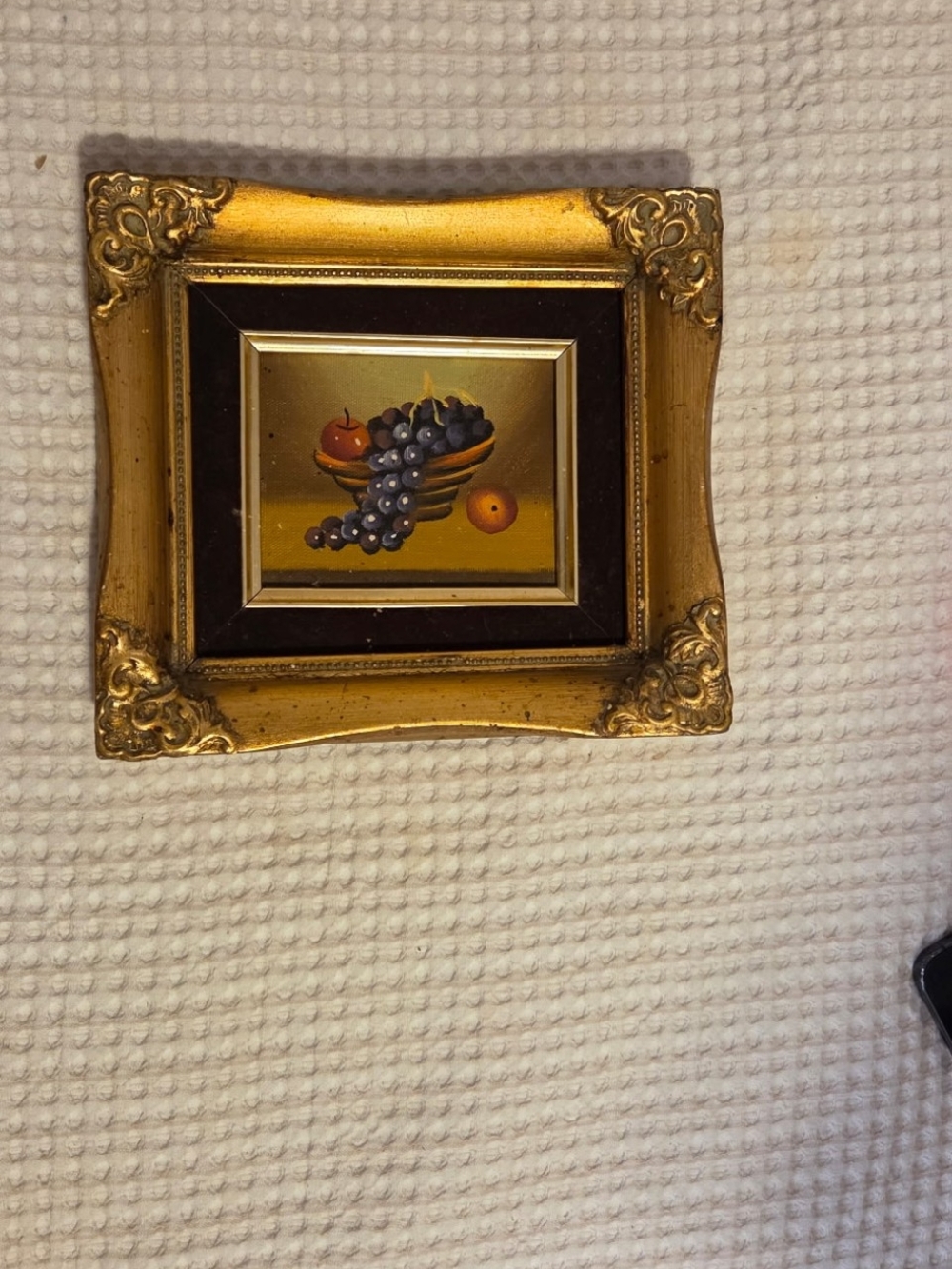 Gold Ornate Framed Still Life Wall Art - Gold Frame